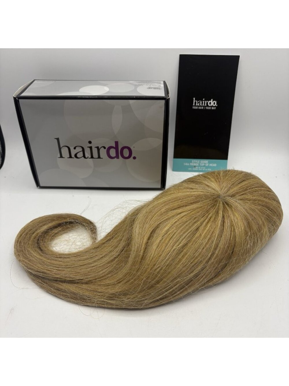 Hairdo 14in Fringe Top of Head Hair Topper R25 Ginger Blonde Synthetic NIB